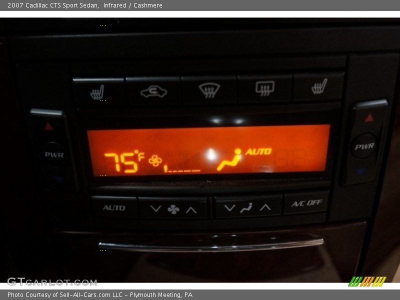 Infrared / Cashmere 2007 Cadillac CTS Sport Sedan