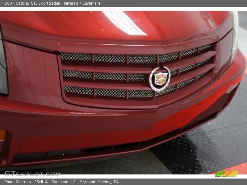 Infrared / Cashmere 2007 Cadillac CTS Sport Sedan