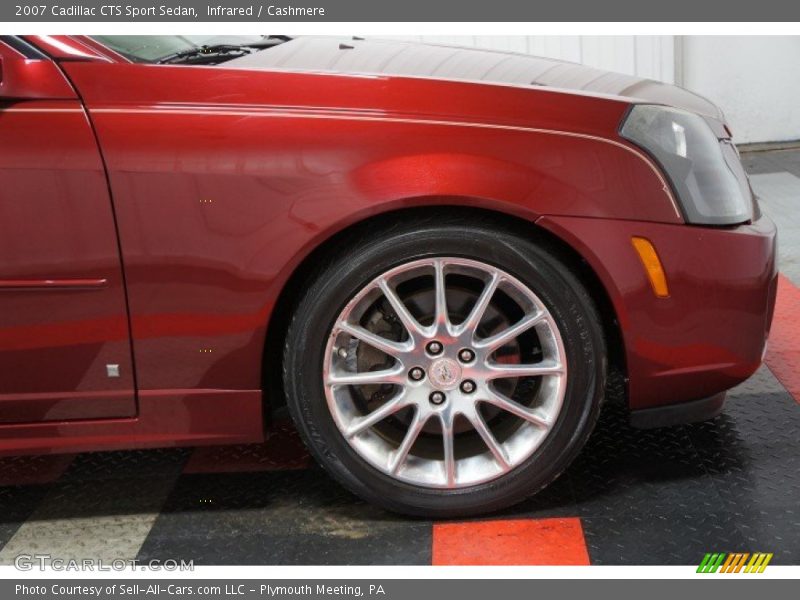 Infrared / Cashmere 2007 Cadillac CTS Sport Sedan