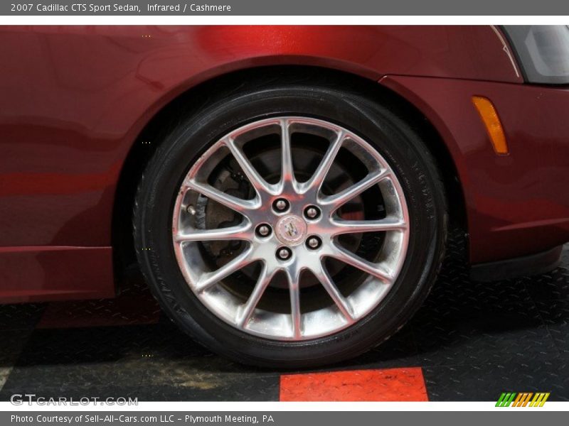 Infrared / Cashmere 2007 Cadillac CTS Sport Sedan