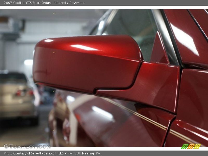 Infrared / Cashmere 2007 Cadillac CTS Sport Sedan