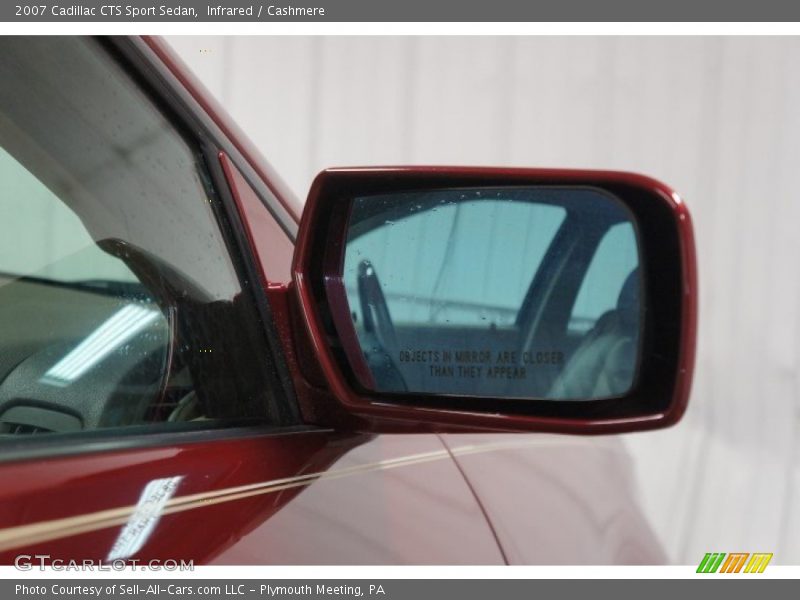 Infrared / Cashmere 2007 Cadillac CTS Sport Sedan