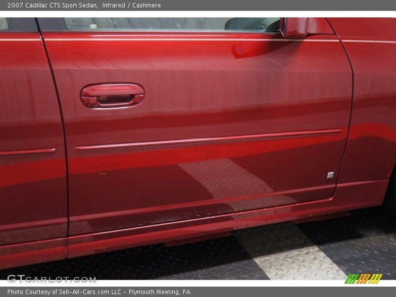 Infrared / Cashmere 2007 Cadillac CTS Sport Sedan