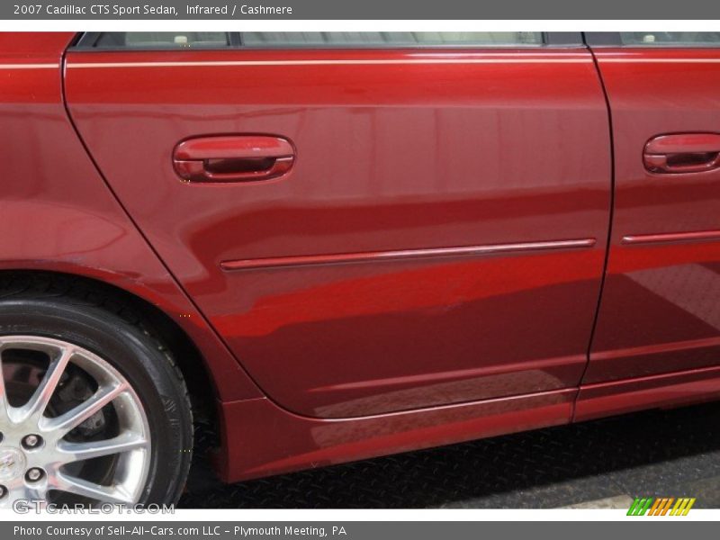 Infrared / Cashmere 2007 Cadillac CTS Sport Sedan
