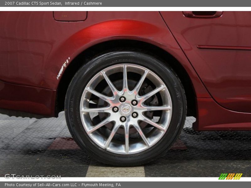 Infrared / Cashmere 2007 Cadillac CTS Sport Sedan