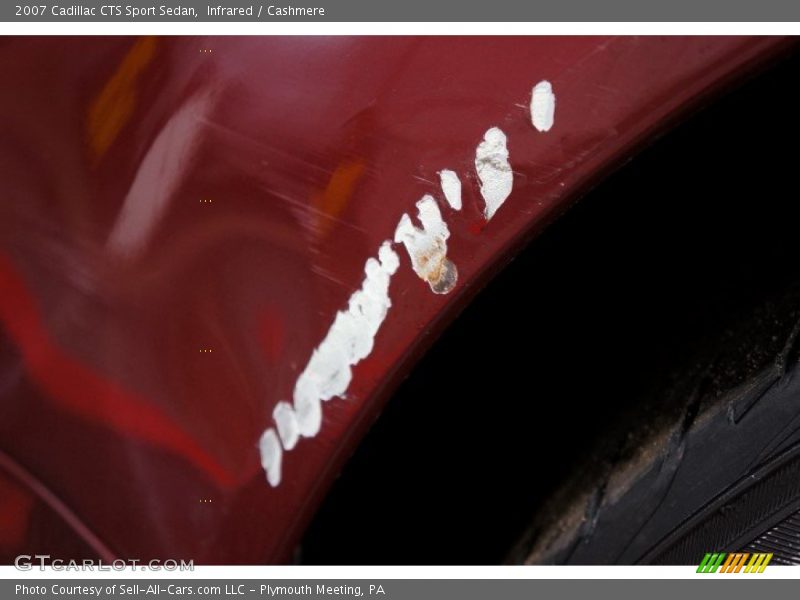 Infrared / Cashmere 2007 Cadillac CTS Sport Sedan
