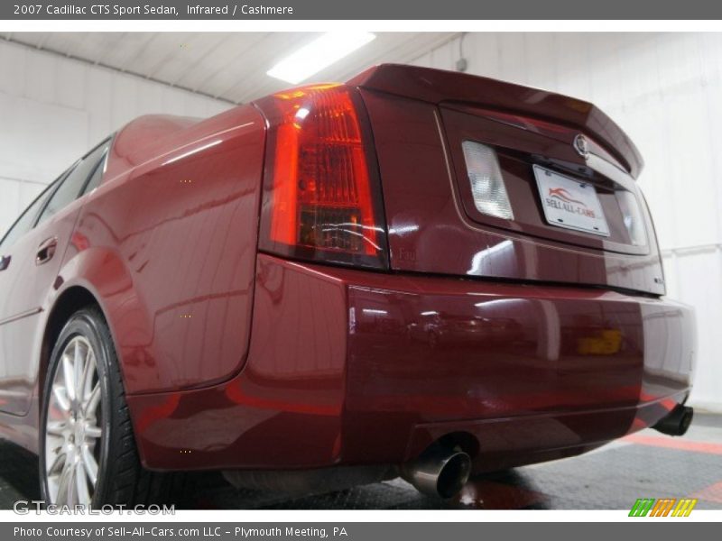 Infrared / Cashmere 2007 Cadillac CTS Sport Sedan