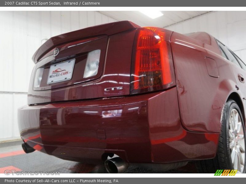 Infrared / Cashmere 2007 Cadillac CTS Sport Sedan