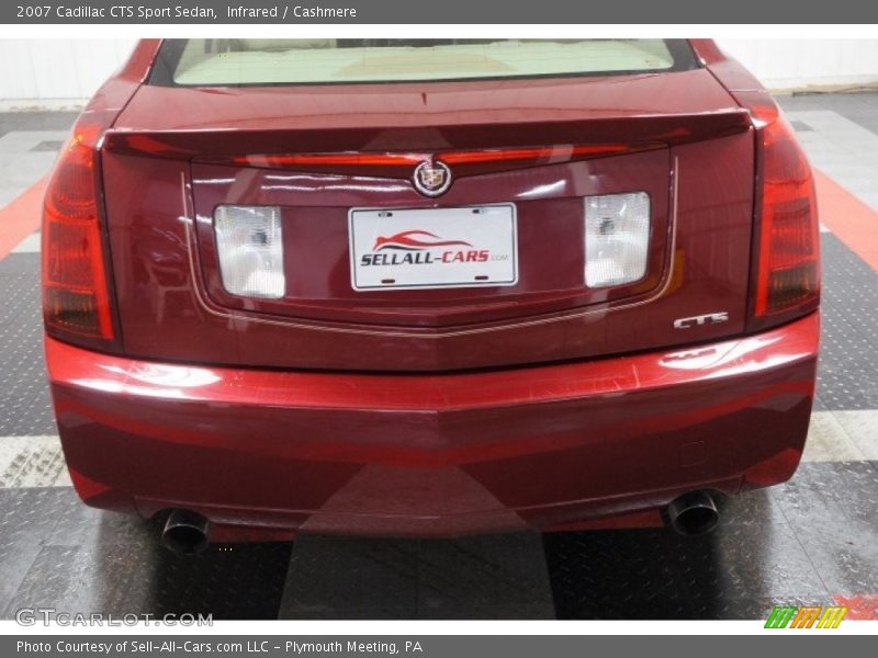 Infrared / Cashmere 2007 Cadillac CTS Sport Sedan