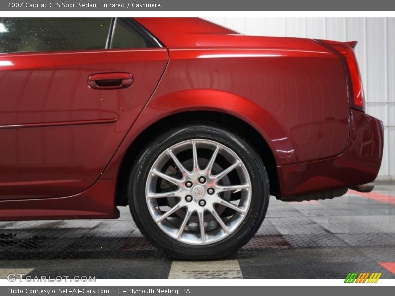 Infrared / Cashmere 2007 Cadillac CTS Sport Sedan