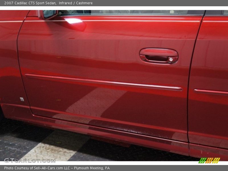 Infrared / Cashmere 2007 Cadillac CTS Sport Sedan