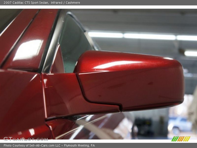 Infrared / Cashmere 2007 Cadillac CTS Sport Sedan