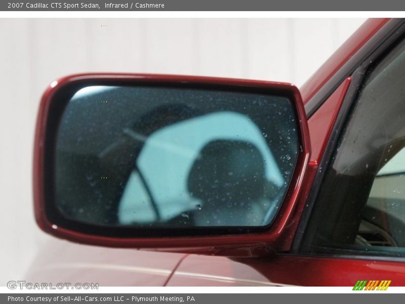 Infrared / Cashmere 2007 Cadillac CTS Sport Sedan