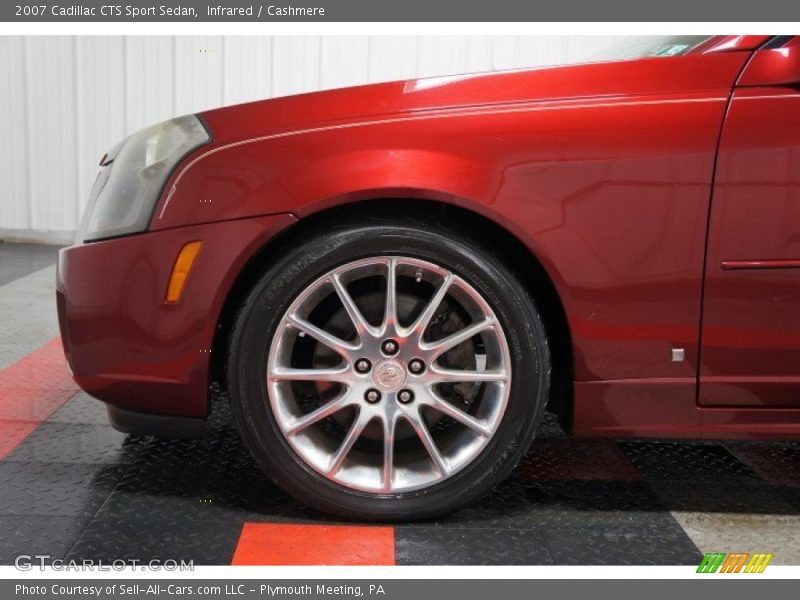Infrared / Cashmere 2007 Cadillac CTS Sport Sedan