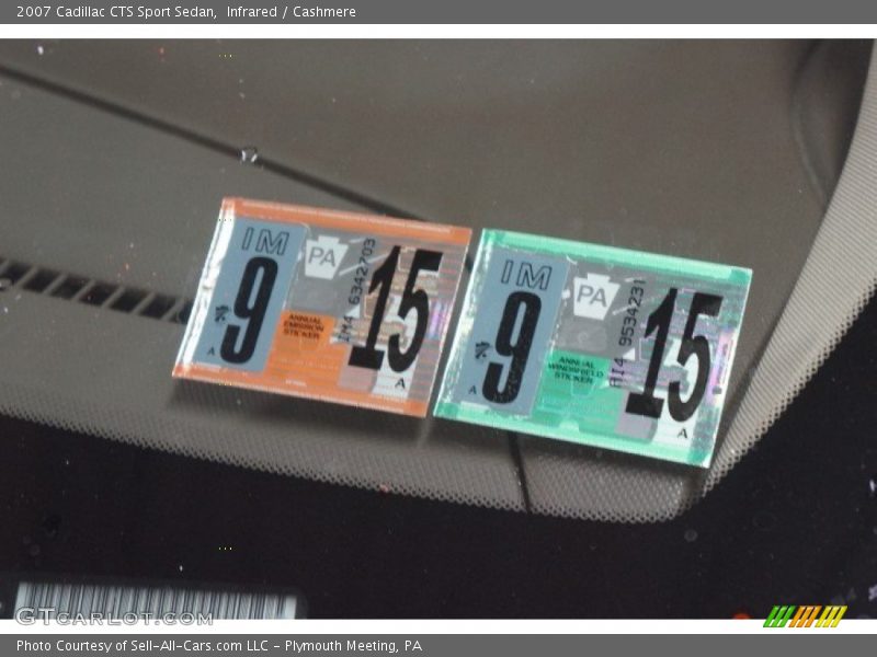 Infrared / Cashmere 2007 Cadillac CTS Sport Sedan