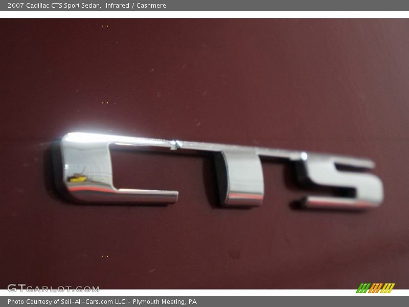 Infrared / Cashmere 2007 Cadillac CTS Sport Sedan