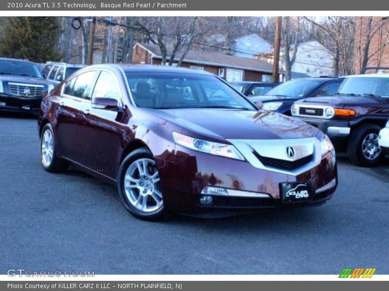 Basque Red Pearl / Parchment 2010 Acura TL 3.5 Technology