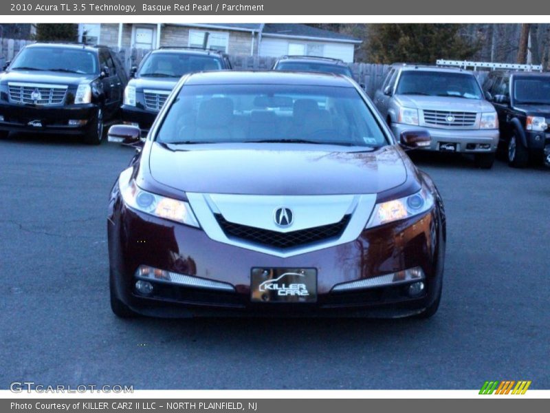 Basque Red Pearl / Parchment 2010 Acura TL 3.5 Technology