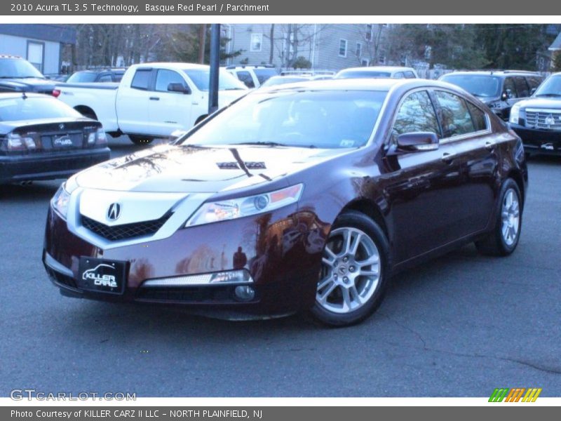 Basque Red Pearl / Parchment 2010 Acura TL 3.5 Technology