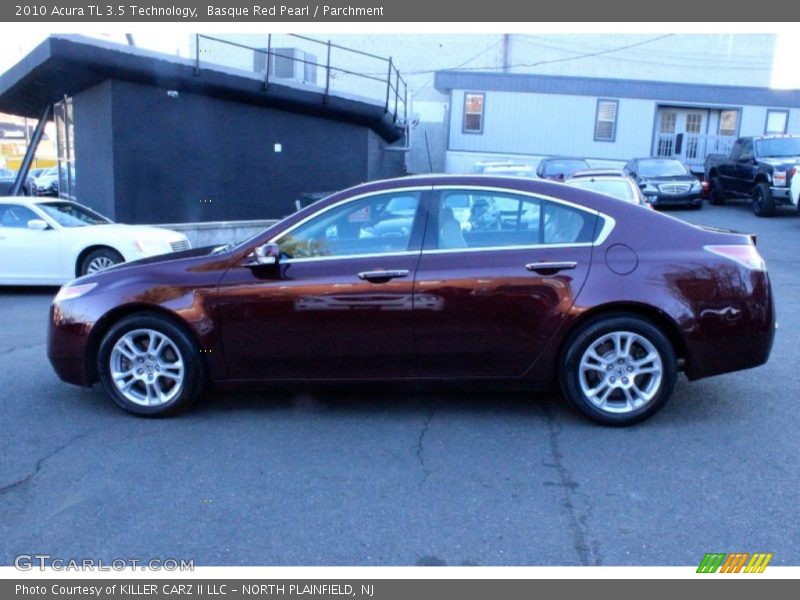 Basque Red Pearl / Parchment 2010 Acura TL 3.5 Technology