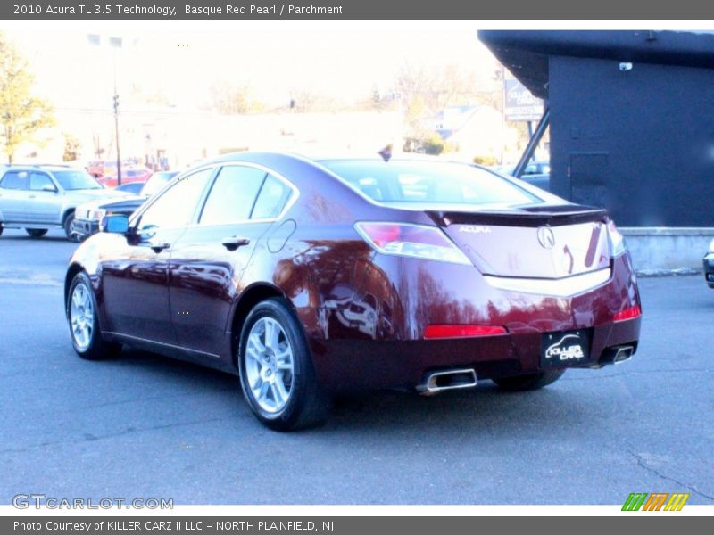Basque Red Pearl / Parchment 2010 Acura TL 3.5 Technology