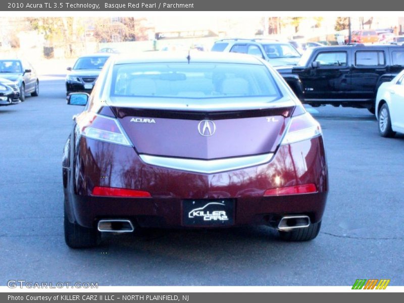 Basque Red Pearl / Parchment 2010 Acura TL 3.5 Technology