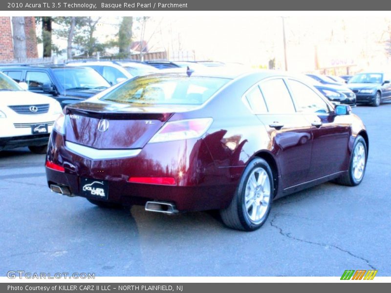 Basque Red Pearl / Parchment 2010 Acura TL 3.5 Technology