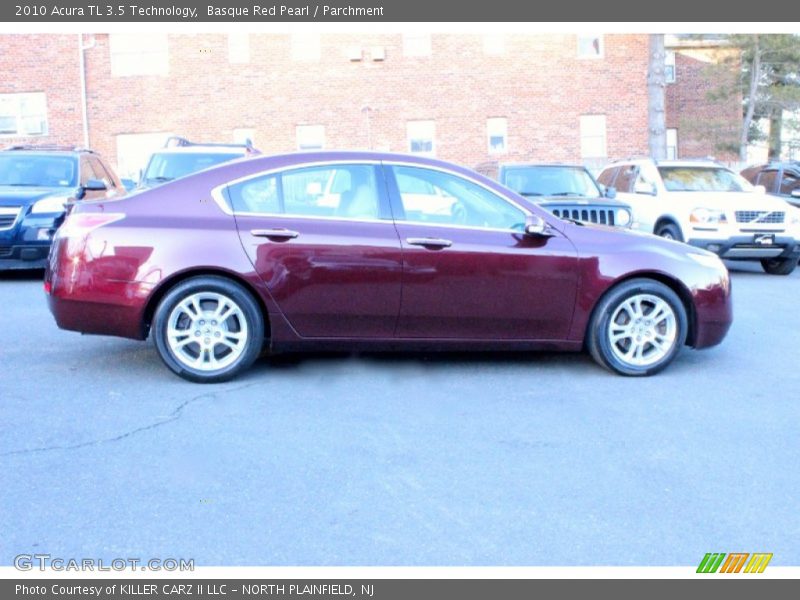Basque Red Pearl / Parchment 2010 Acura TL 3.5 Technology