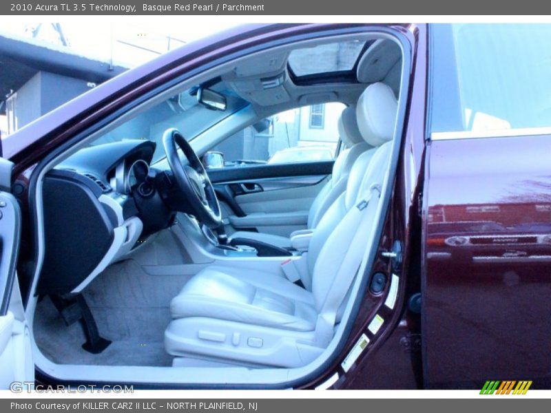 Basque Red Pearl / Parchment 2010 Acura TL 3.5 Technology