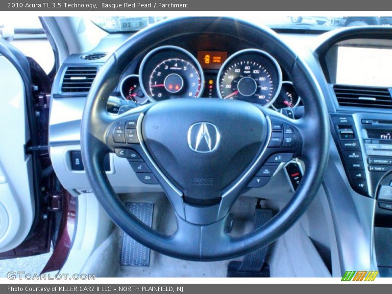 Basque Red Pearl / Parchment 2010 Acura TL 3.5 Technology
