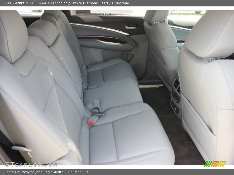 White Diamond Pearl / Graystone 2016 Acura MDX SH-AWD Technology