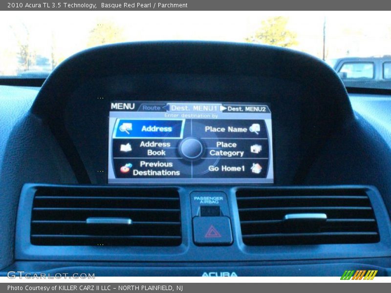 Basque Red Pearl / Parchment 2010 Acura TL 3.5 Technology
