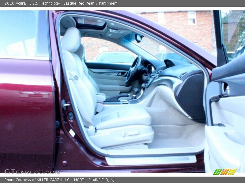 Basque Red Pearl / Parchment 2010 Acura TL 3.5 Technology