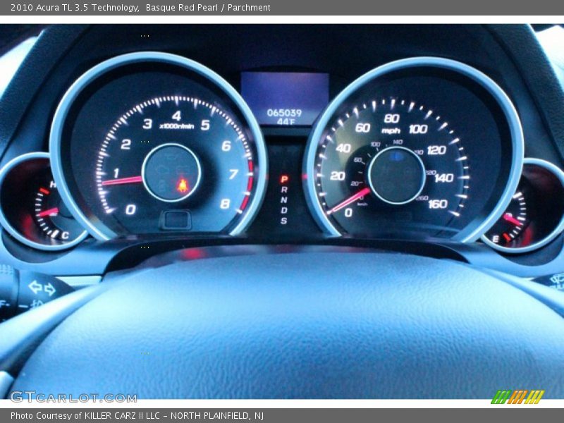 Basque Red Pearl / Parchment 2010 Acura TL 3.5 Technology