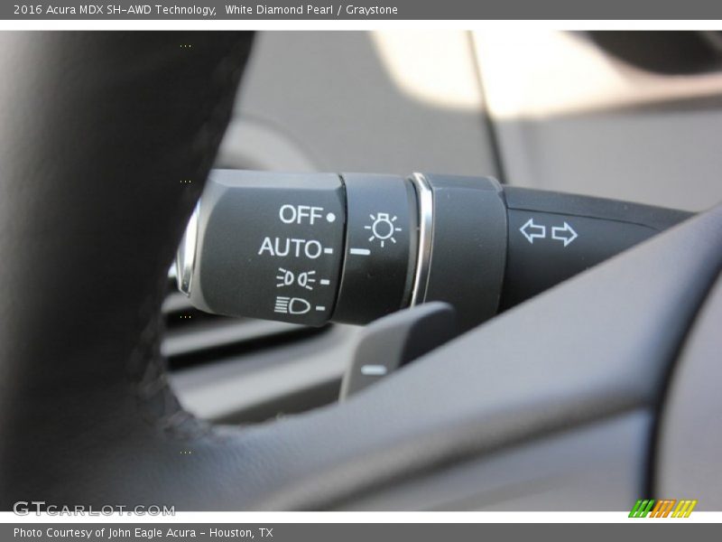 Controls of 2016 MDX SH-AWD Technology