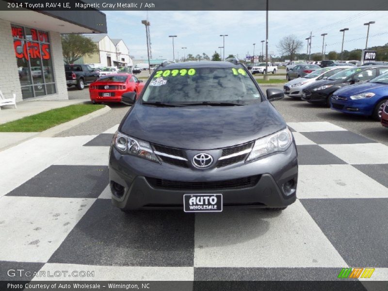 Magnetic Gray Metallic / Ash 2014 Toyota RAV4 LE