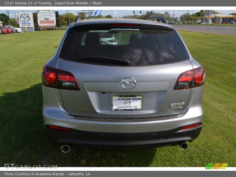 Liquid Silver Metallic / Black 2015 Mazda CX-9 Touring