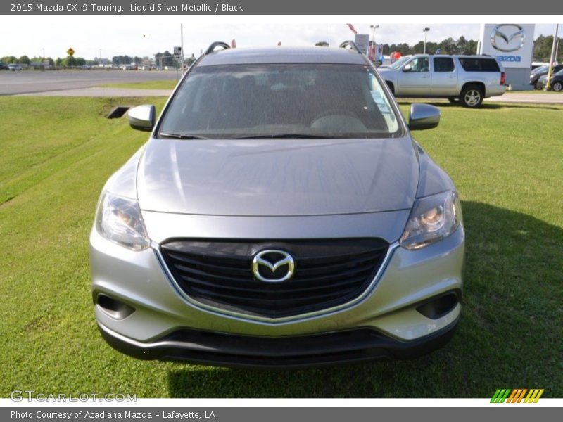 Liquid Silver Metallic / Black 2015 Mazda CX-9 Touring