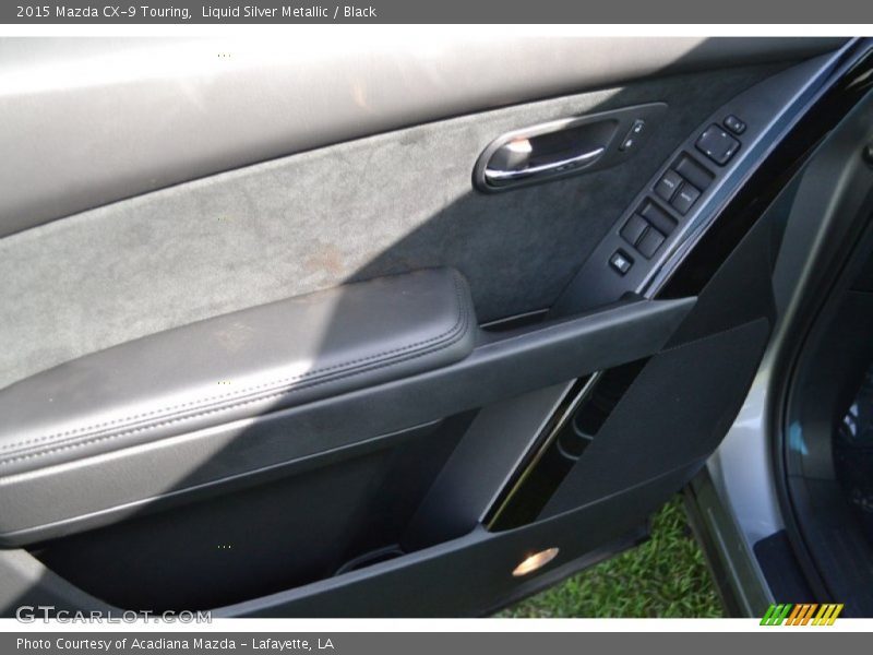 Liquid Silver Metallic / Black 2015 Mazda CX-9 Touring