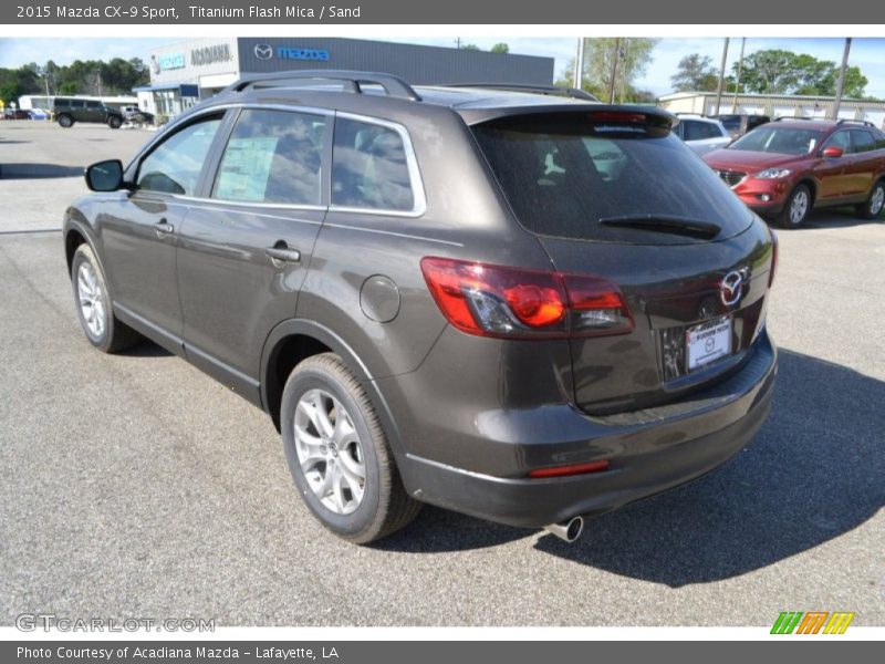 Titanium Flash Mica / Sand 2015 Mazda CX-9 Sport