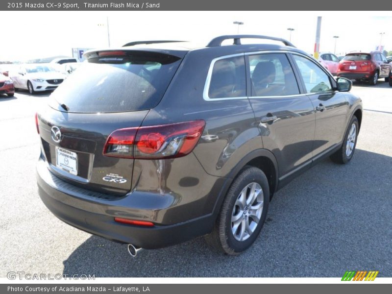 Titanium Flash Mica / Sand 2015 Mazda CX-9 Sport