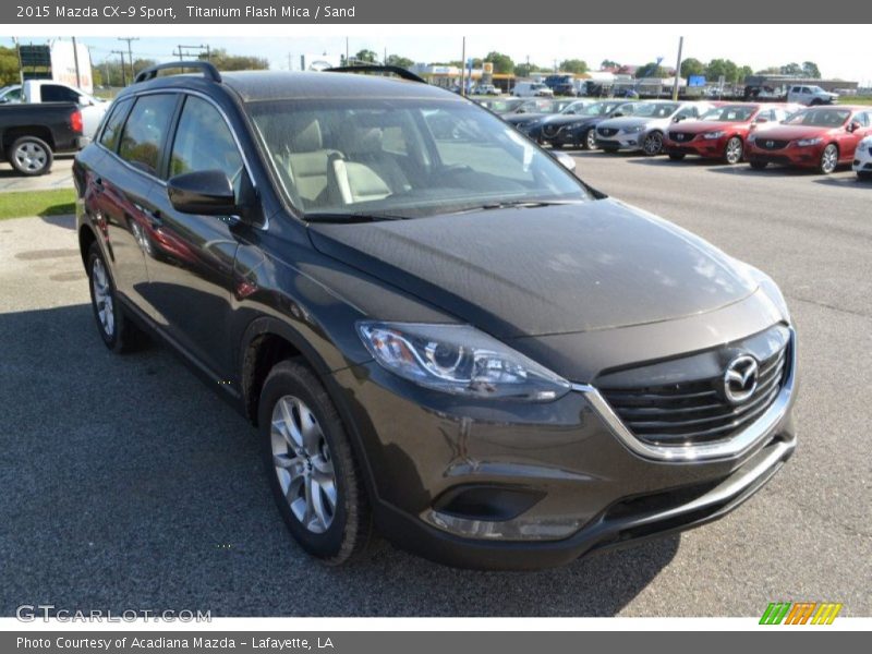 Titanium Flash Mica / Sand 2015 Mazda CX-9 Sport