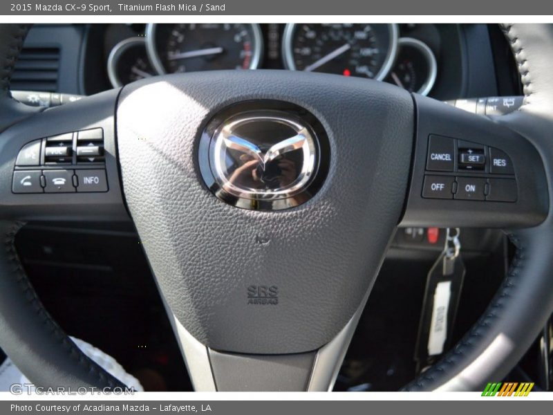 Controls of 2015 CX-9 Sport