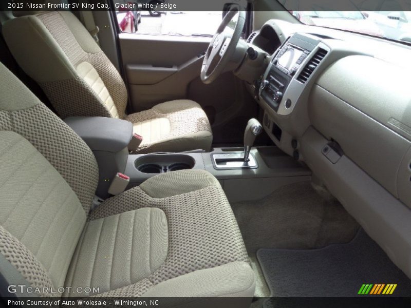 Front Seat of 2015 Frontier SV King Cab