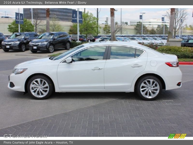 Bellanova White Pearl / Ebony 2016 Acura ILX Technology