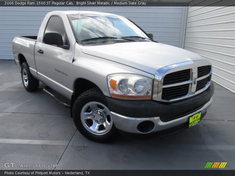 Bright Silver Metallic / Medium Slate Gray 2006 Dodge Ram 1500 ST Regular Cab