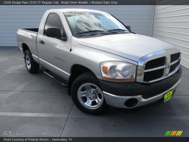 Bright Silver Metallic / Medium Slate Gray 2006 Dodge Ram 1500 ST Regular Cab