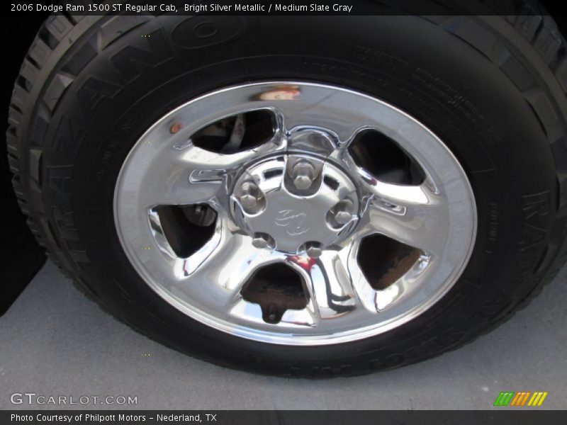 Bright Silver Metallic / Medium Slate Gray 2006 Dodge Ram 1500 ST Regular Cab