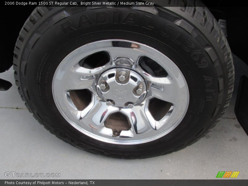 Bright Silver Metallic / Medium Slate Gray 2006 Dodge Ram 1500 ST Regular Cab