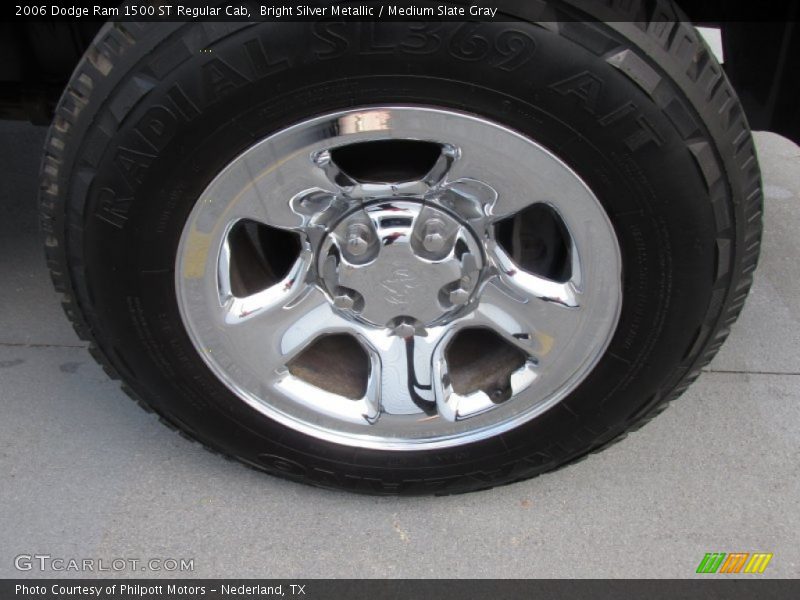 Bright Silver Metallic / Medium Slate Gray 2006 Dodge Ram 1500 ST Regular Cab